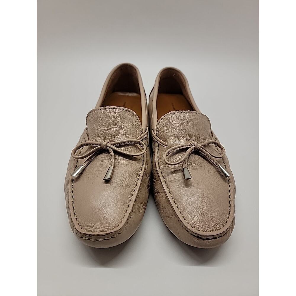 MERCANTI FIORENTINI Driving Moccasins Womens Sz 10B Nude Leather MF-3200 Shoes